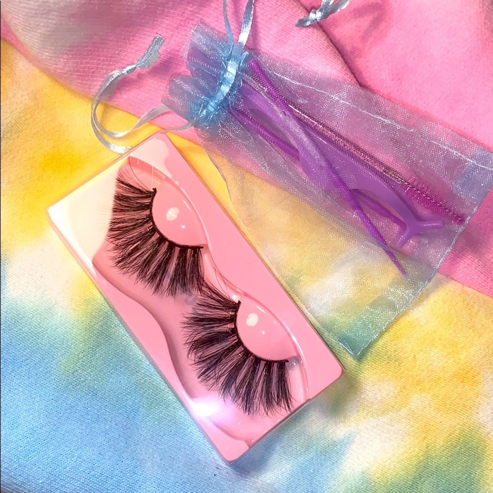💜25mm false mink eyelashes strips (Bratty💋)